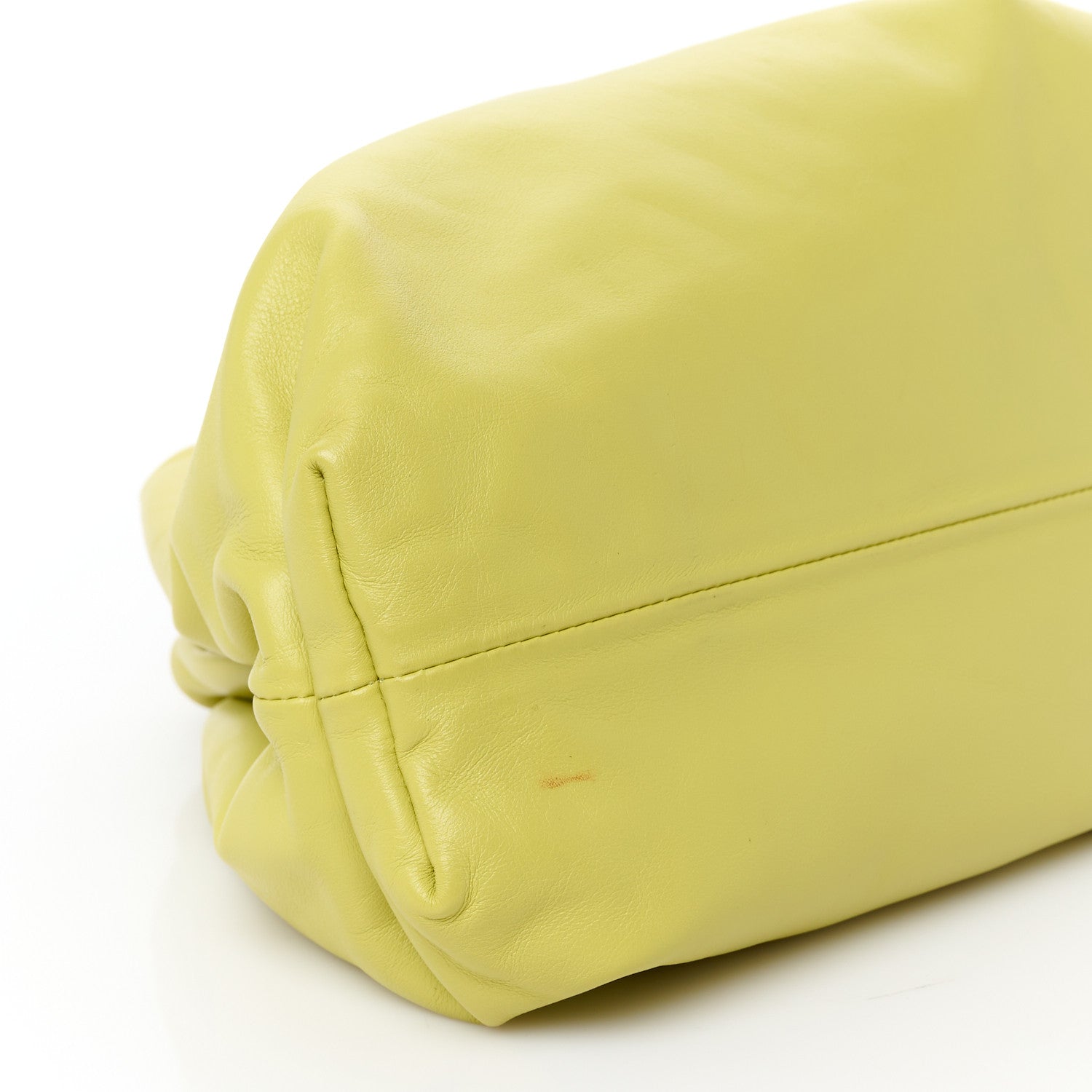 Bottega Veneta Smooth Butter Calf The Pouch Oversized Clutch Kiwi 10 of 11