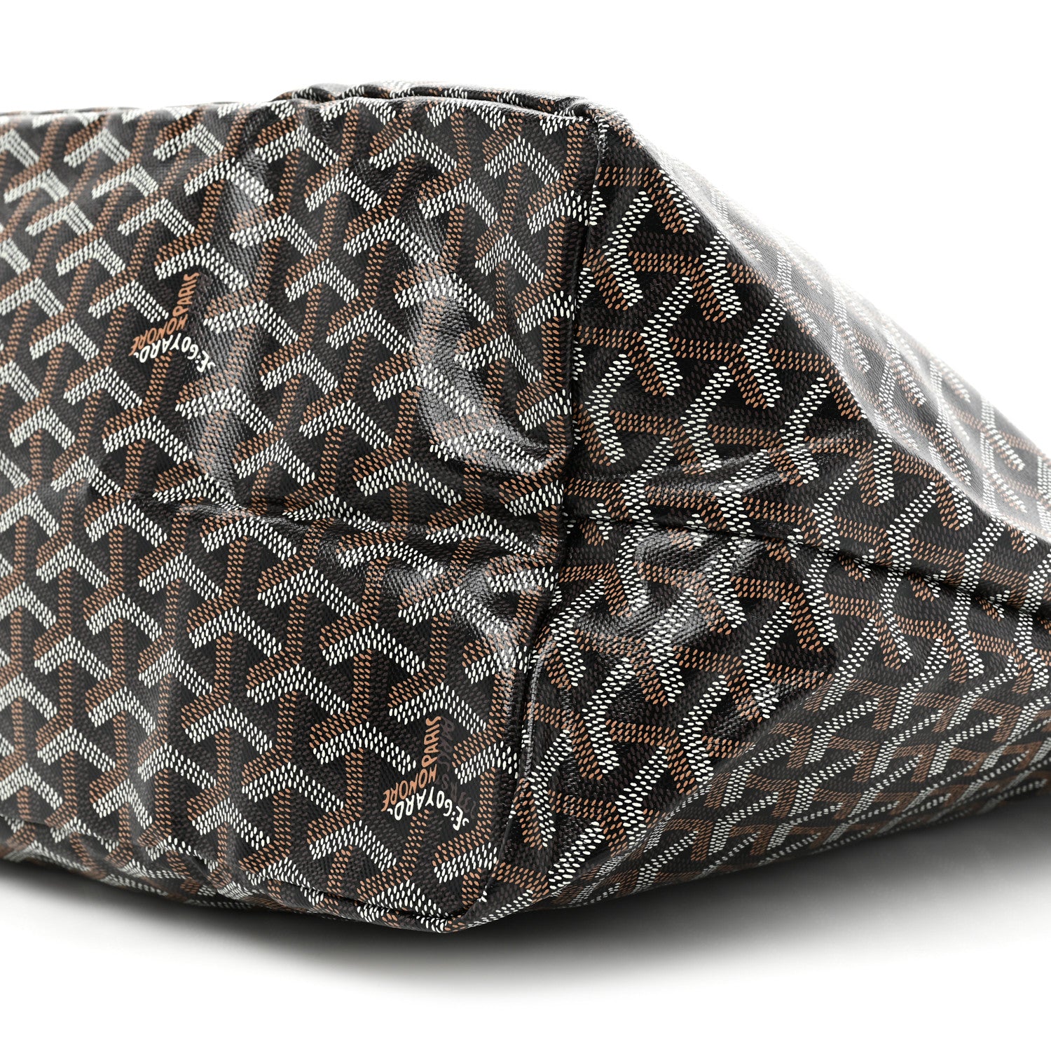 Goyard Goyardine Saint Louis GM Black Gold 10 of 11