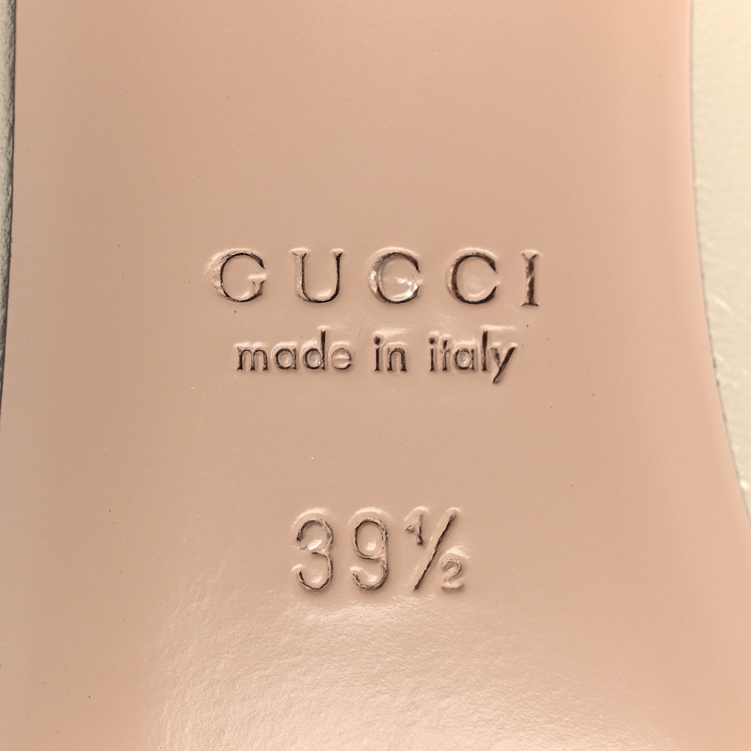 Gucci Nappa Horsebit 75mm Slide Sandals 39.5 Mystic White 8 of 12