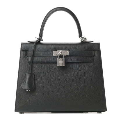 Hermes Epsom Kelly Sellier 25 Black 1 of 11