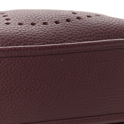 Hermes Taurillon Clemence Evelyne III PM Bordeaux 11 of 12