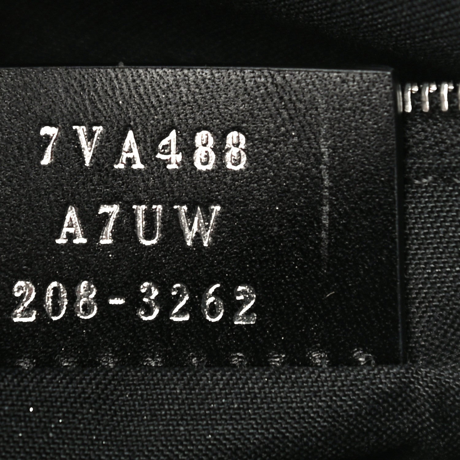 Fendi Nylon Fabric Jacquard Chamois FF 1974 Medium Crossbody Messenger Black Nuvola 7 of 12