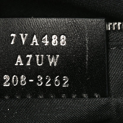 Fendi Nylon Fabric Jacquard Chamois FF 1974 Medium Crossbody Messenger Black Nuvola 7 of 12