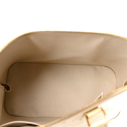 Louis Vuitton Vernis Alma GM Blanc Corail 5 of 14
