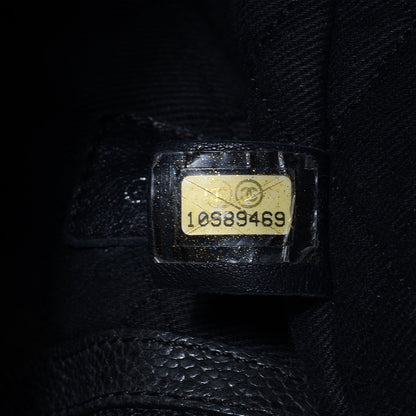 Chanel Distressed Caviar Outdoor Ligne Tote Black 7 of 7