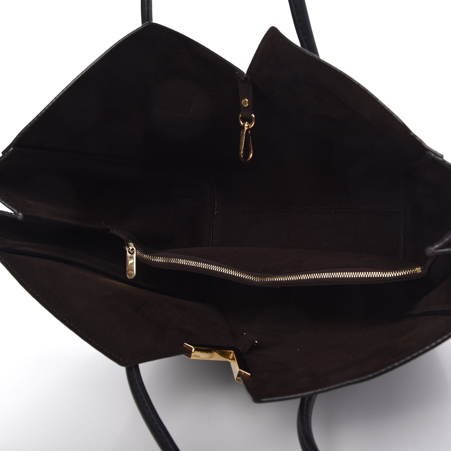 Louis Vuitton Calfskin Monogram Kimono Tote Black 5 of 9