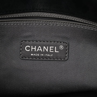 Chanel Iridescent Calfskin Glint Flap Black 6 of 10