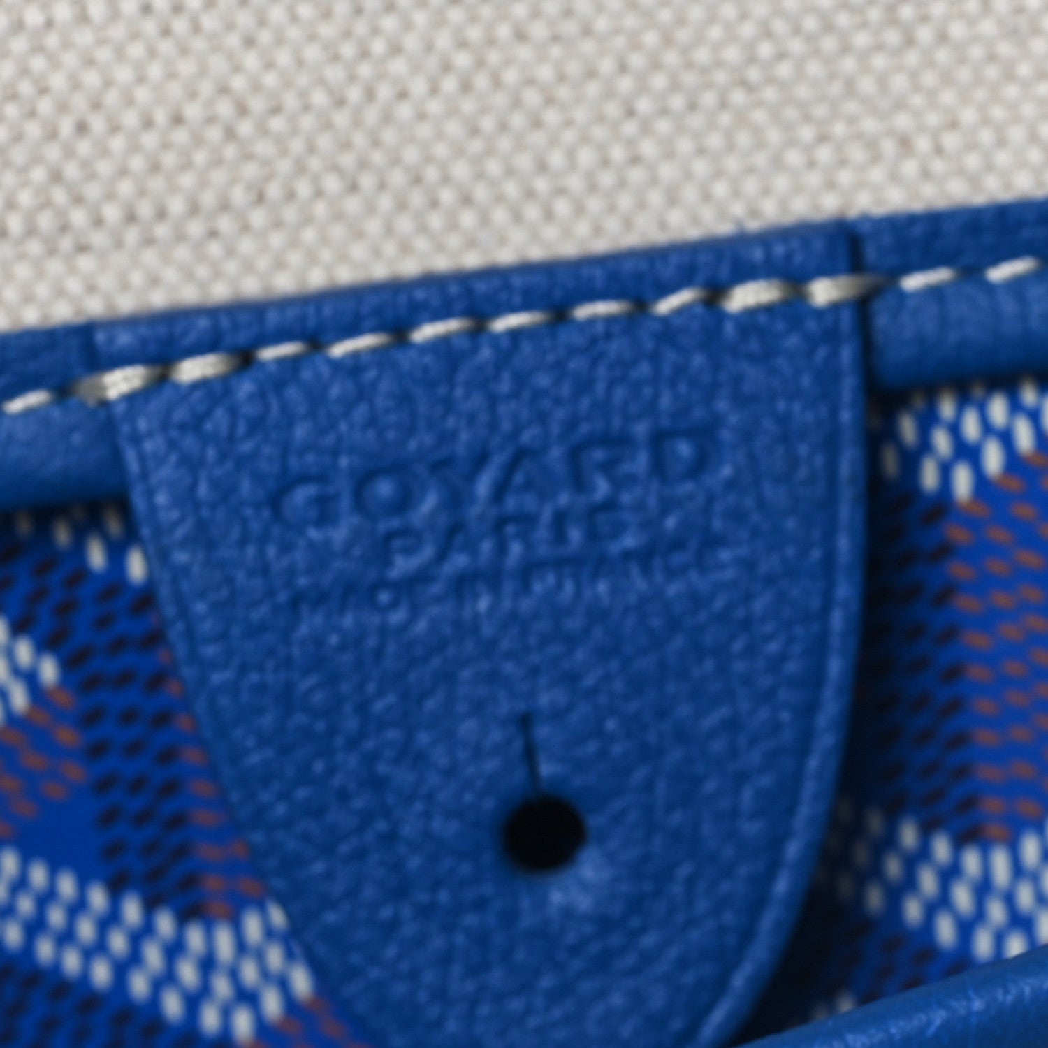 Goyard Goyardine Artois MM Blue 7 of 11