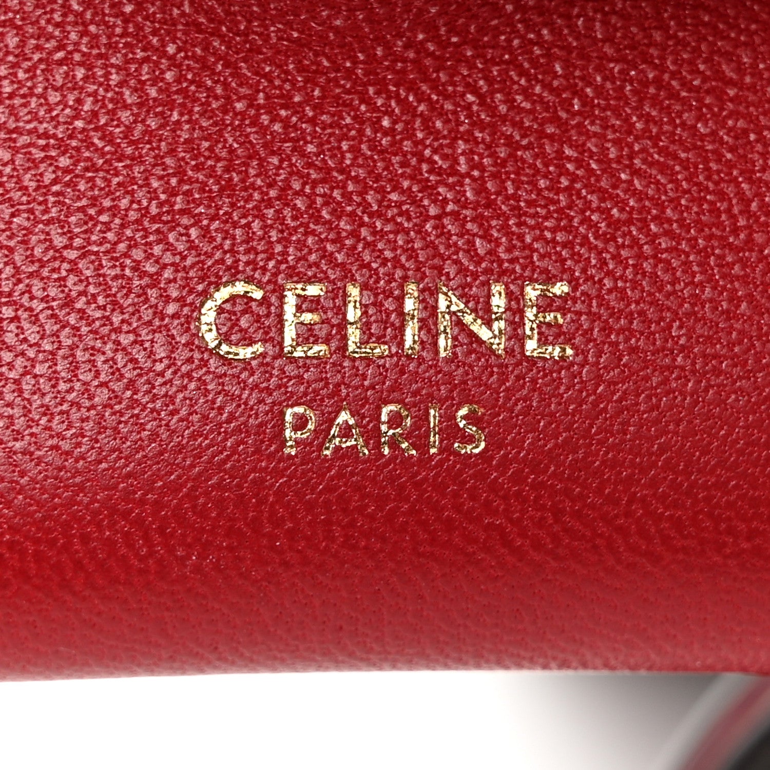 Celine Triomphe Lambskin Multi Key Ring Coin Card Case 4 of 8