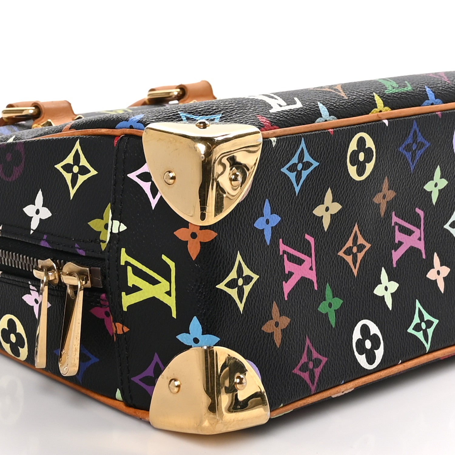 Louis Vuitton Monogram Multicolor Trouville Black 8 of 12