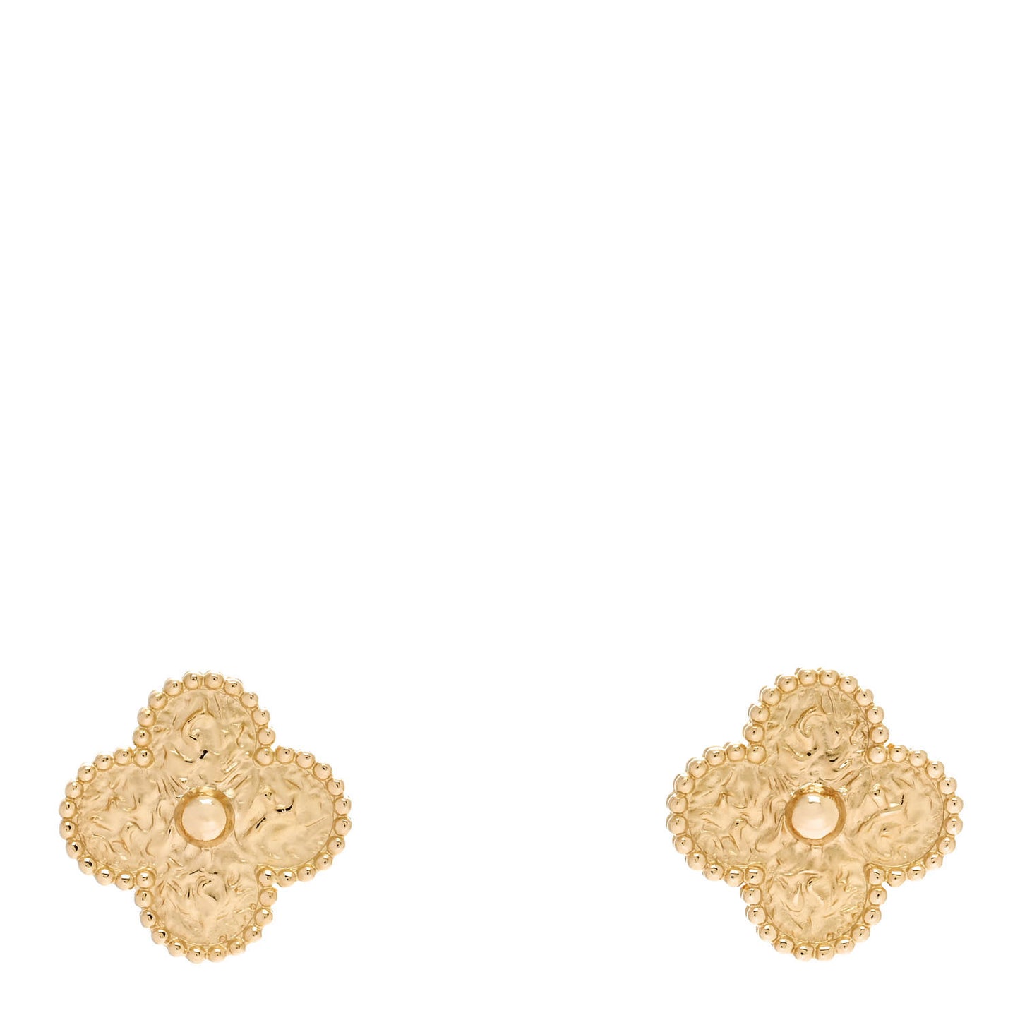 18K Yellow Gold Vintage Alhambra Earrings