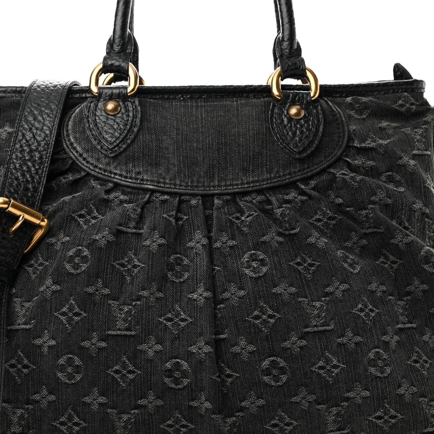 Louis Vuitton Denim Neo Cabby GM Black 7 of 17