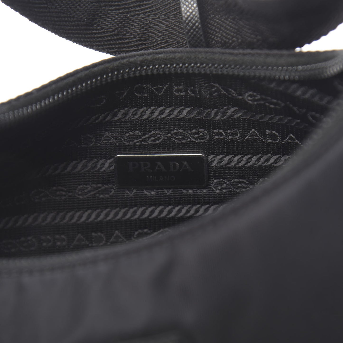 Tessuto Nylon Mini Re-Edition 2000 Bag Black