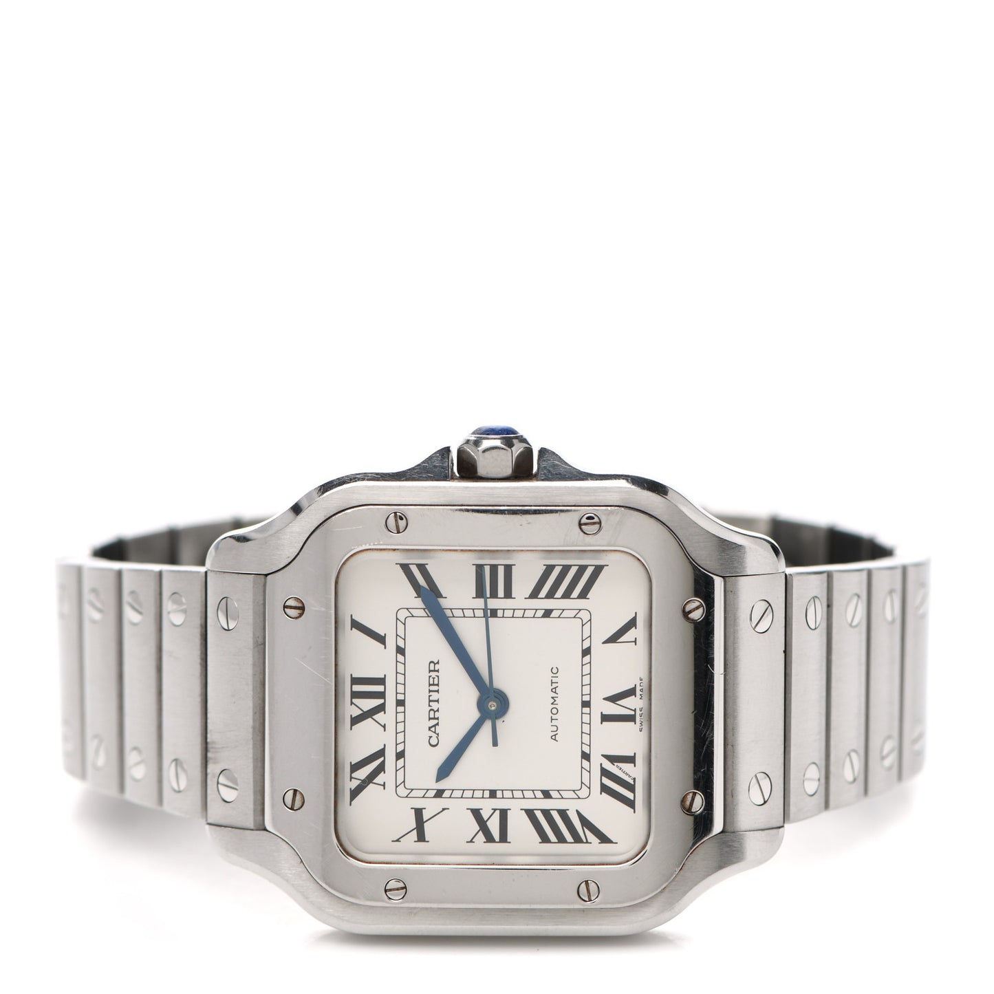 Stainless Steel 35mm Santos de Cartier Automatic Watch