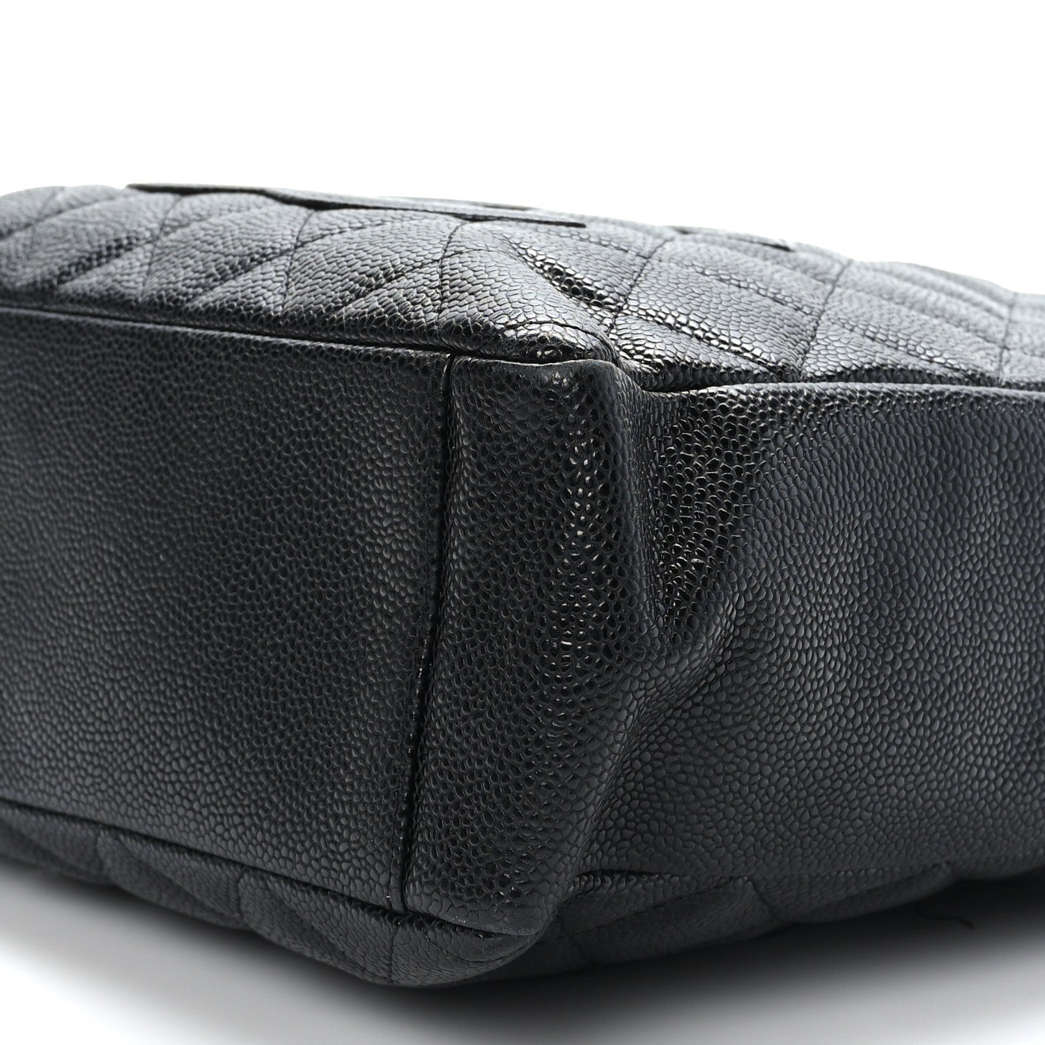 Chanel Caviar Quilted Petit Shopping Tote PST Black 9 of 9