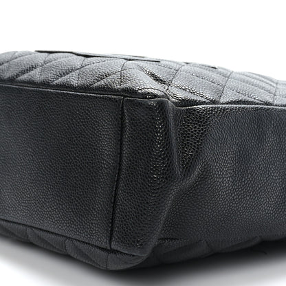 Chanel Caviar Quilted Petit Shopping Tote PST Black 9 of 9