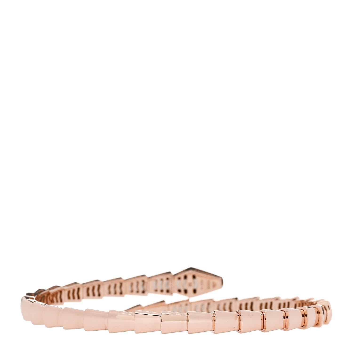 Bulgari 18K Rose Gold Serpenti Viper Bracelet M 2 of 4