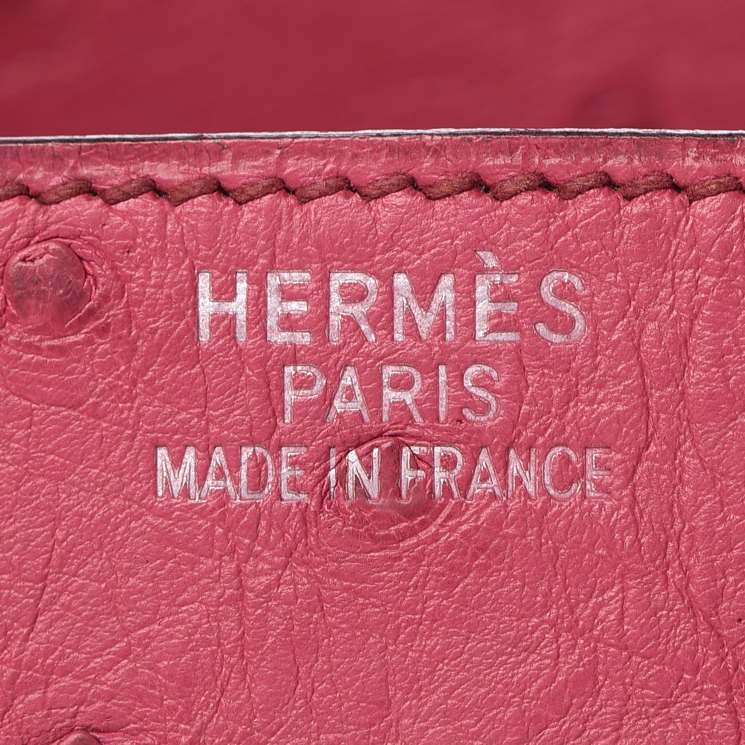 Hermes Ostrich Birkin 35 Fuchsia 25 of 43