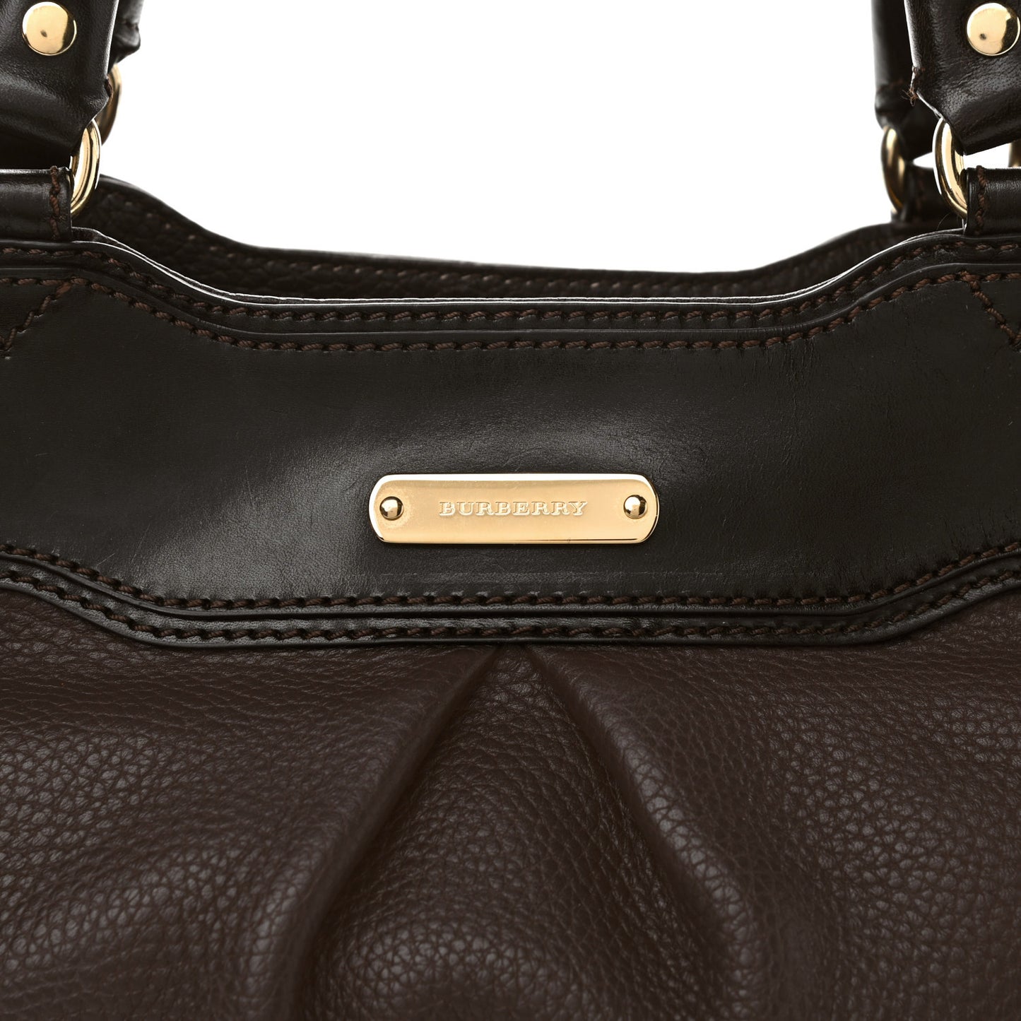Bridle Calfskin Hepburn Satchel Brown