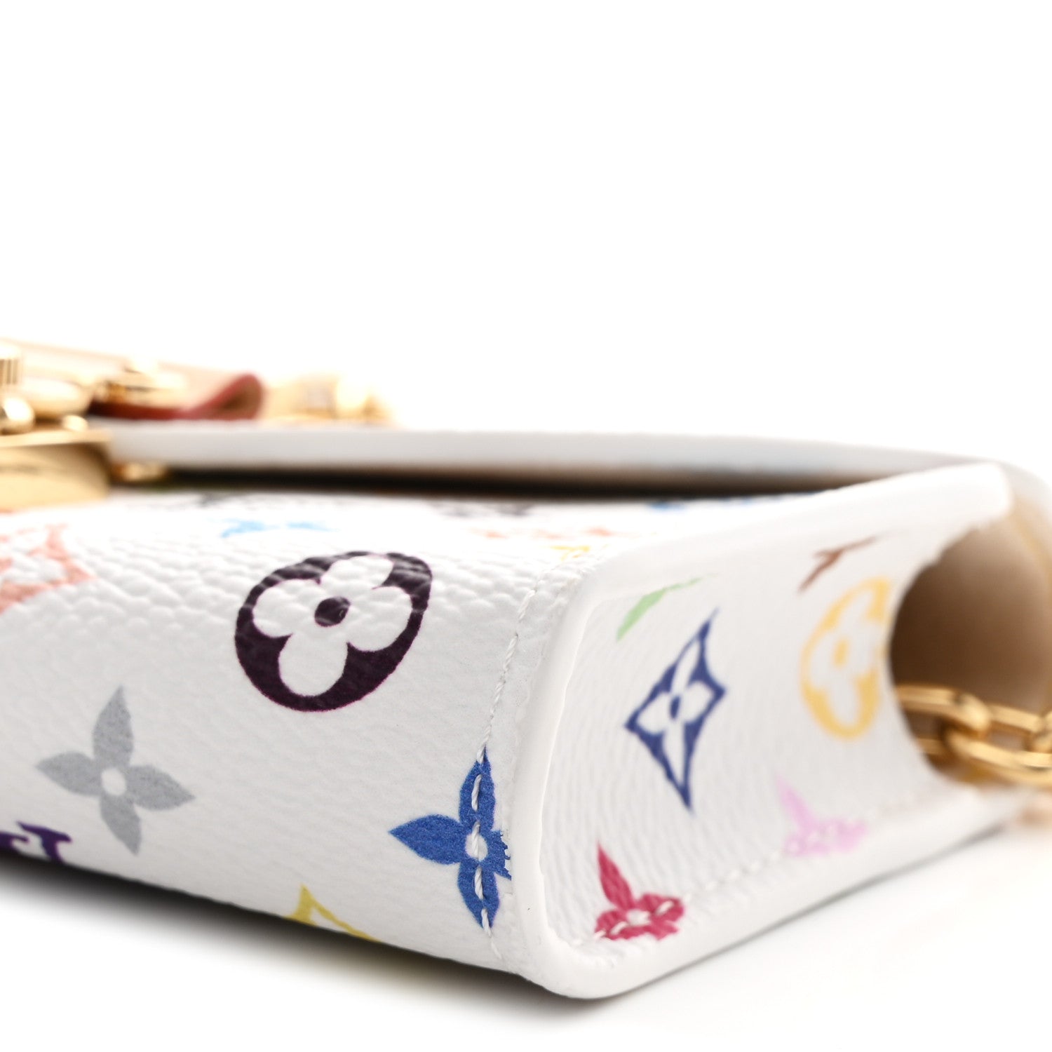 Louis Vuitton LV X TM Monogram Multicolor Pouch Metis Belt White 9 of 10