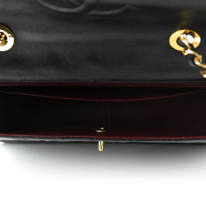 Chanel Lambskin Quilted XL Jumbo Single Flap Black 5 of 13