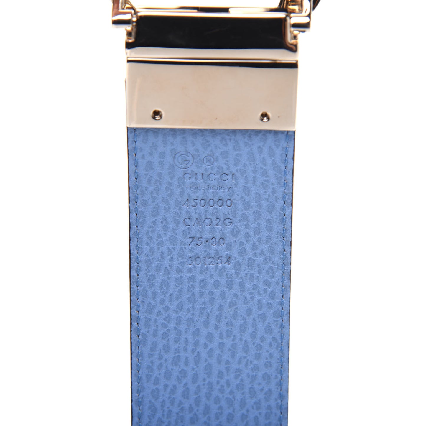 Dollar Calfskin 1973 Reversible Belt 75 30 Black Mineral Blue