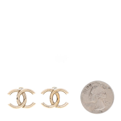 Chanel Metal CC Earrings Gold 2 of 4