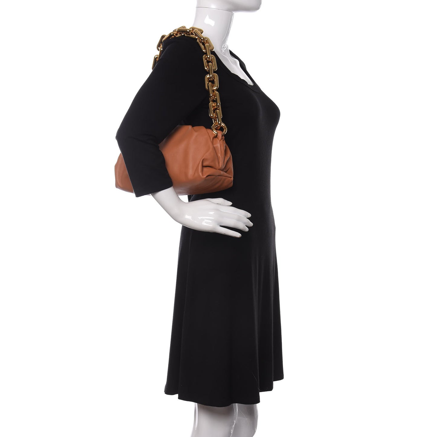 Calfskin The Pouch Chain Clay