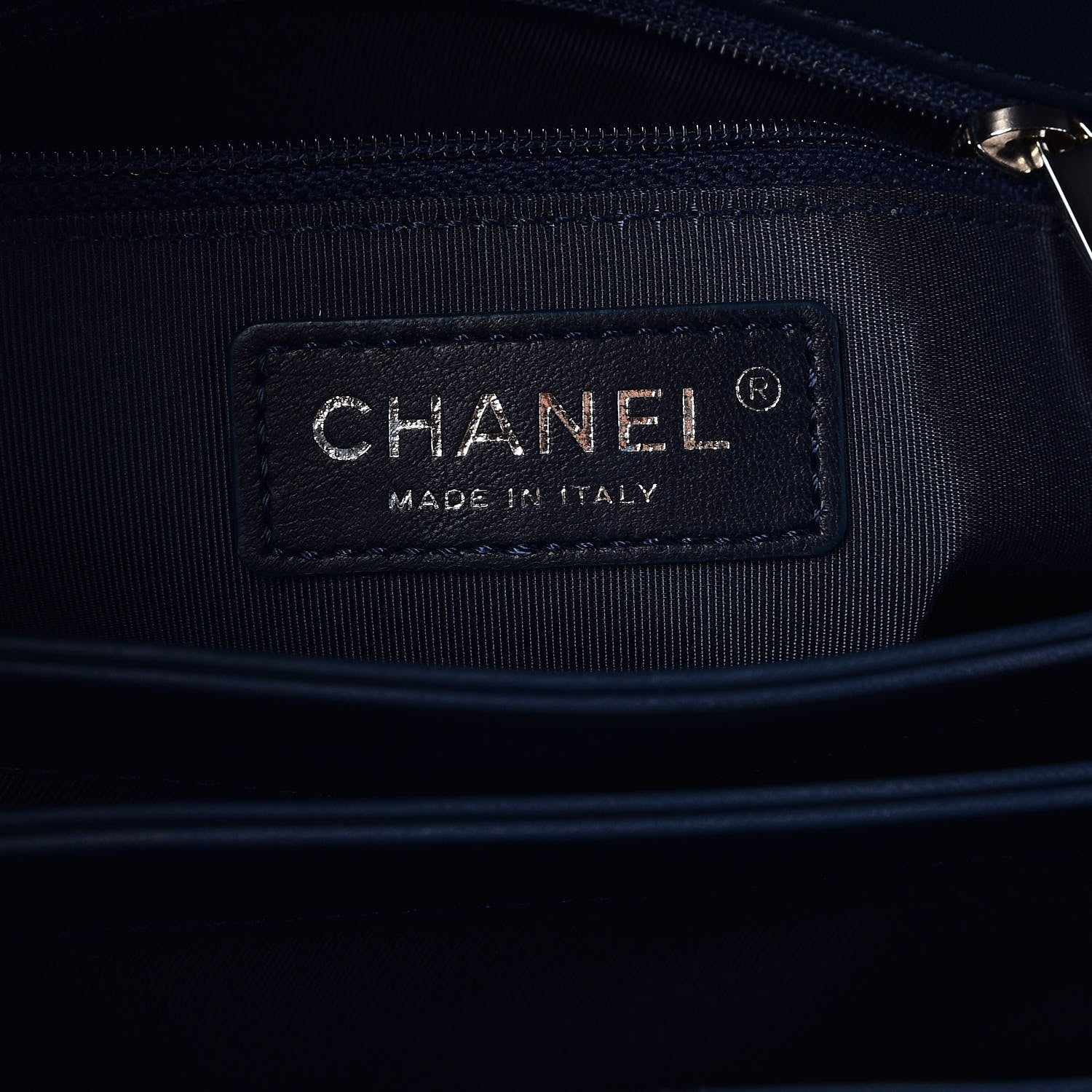 Chanel Calfskin Jumbo Tramezzo Flap Navy 7 of 8