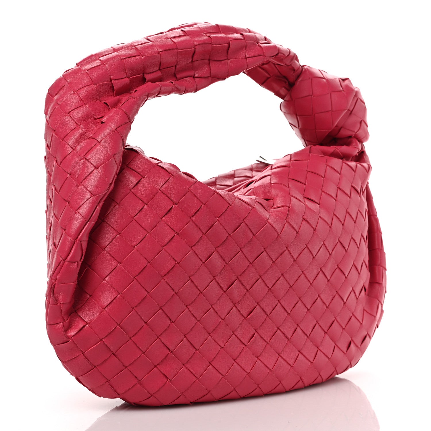 Bottega Veneta Nappa Intrecciato Teen Jodie Hobo Cranberry 3 of 8