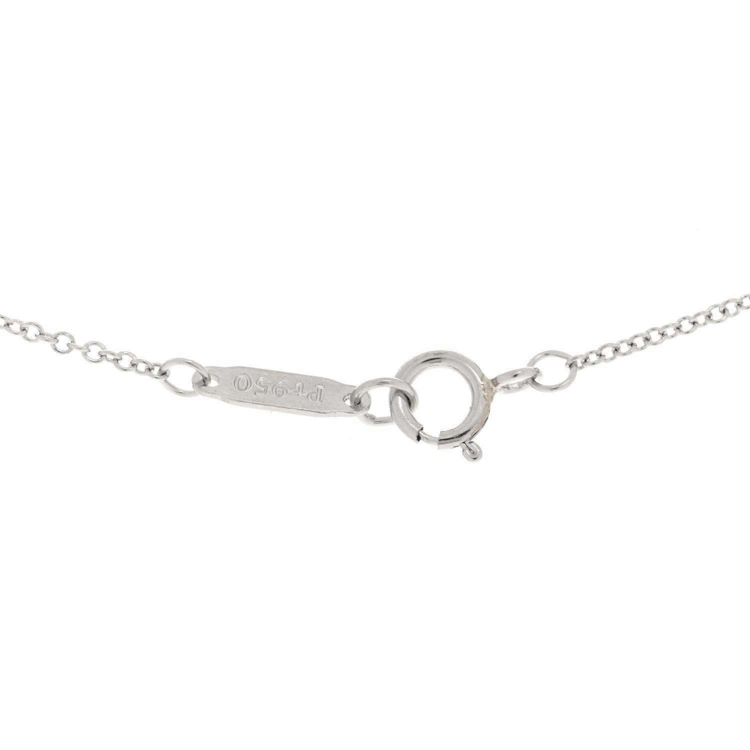 Tiffany Platinum Chain Necklace 16" 4 of 4
