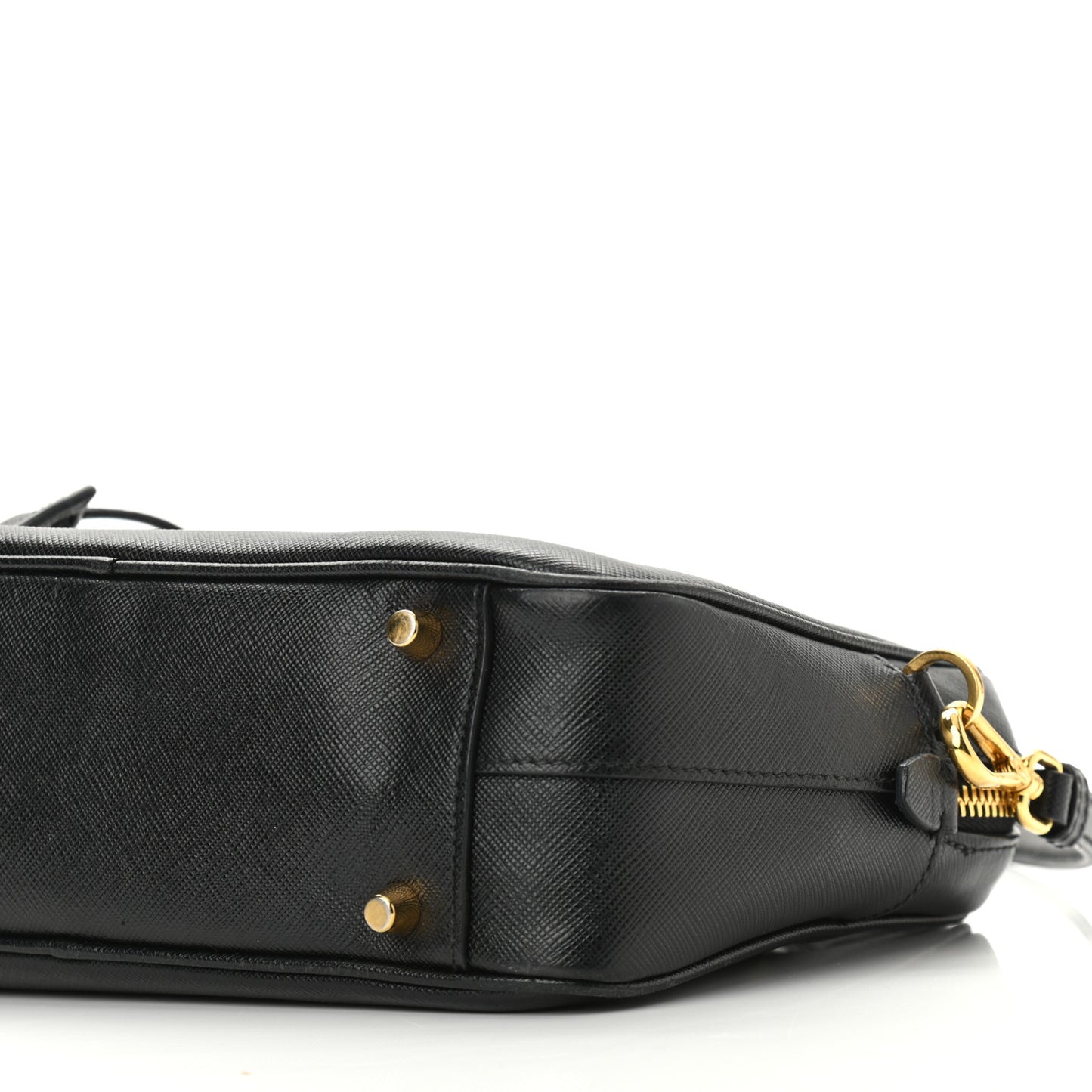 Saffiano Lux Petite Bowler Black