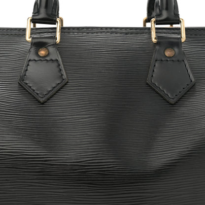 Louis Vuitton Epi Speedy 25 Black 7 of 17