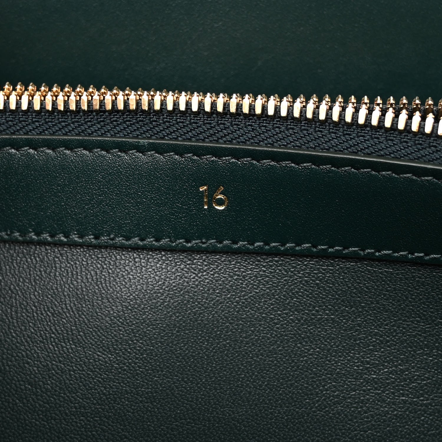 Celine Satinated Calfskin Medium 16 Top Handle Bag Amazone 7 of 13