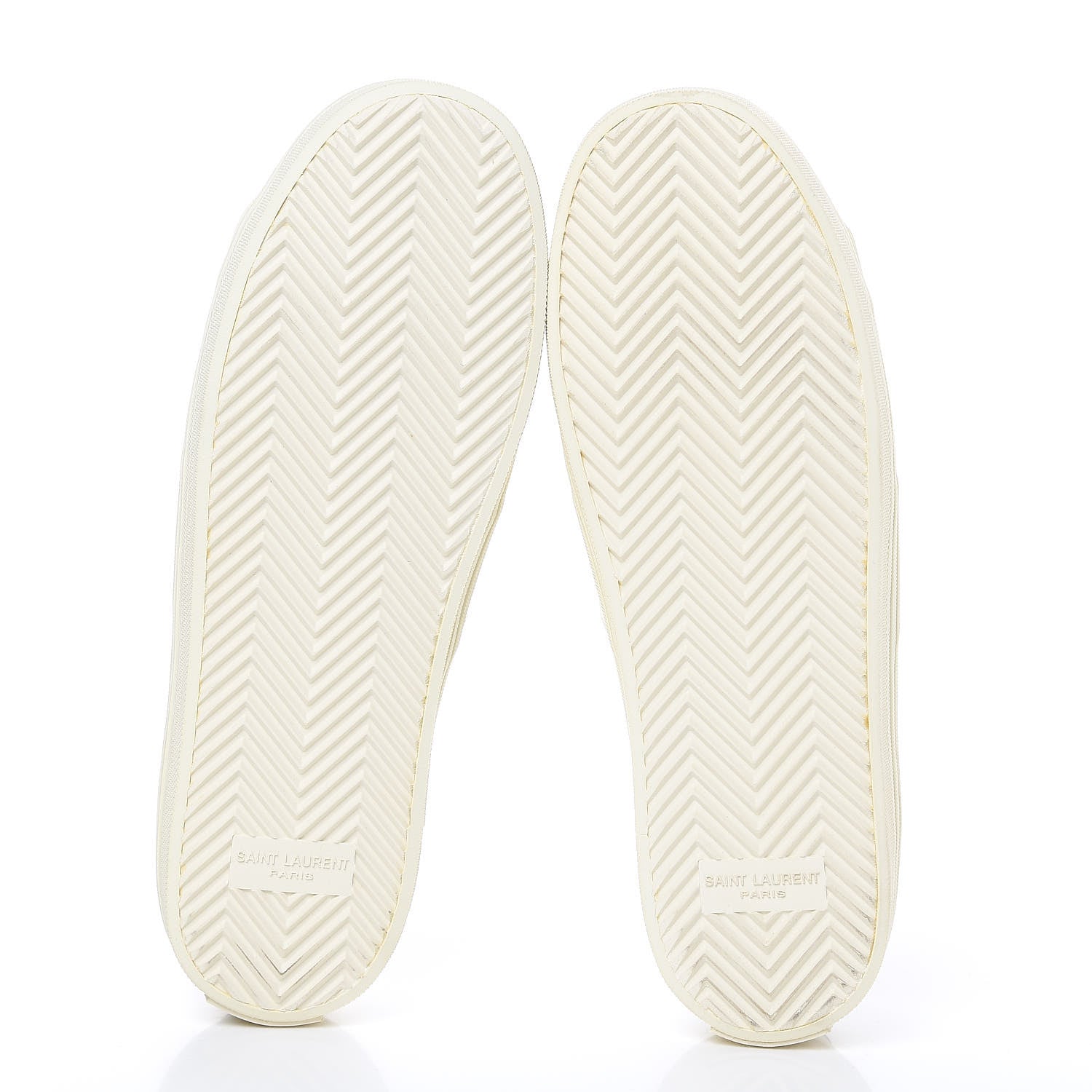 Saint Laurent Calfskin Court Sneakers 39 Off White 5 of 8