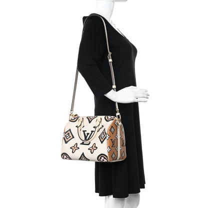 Louis Vuitton Monogram Giant Wild At Heart Speedy Bandouliere 25 Creme 2 of 12
