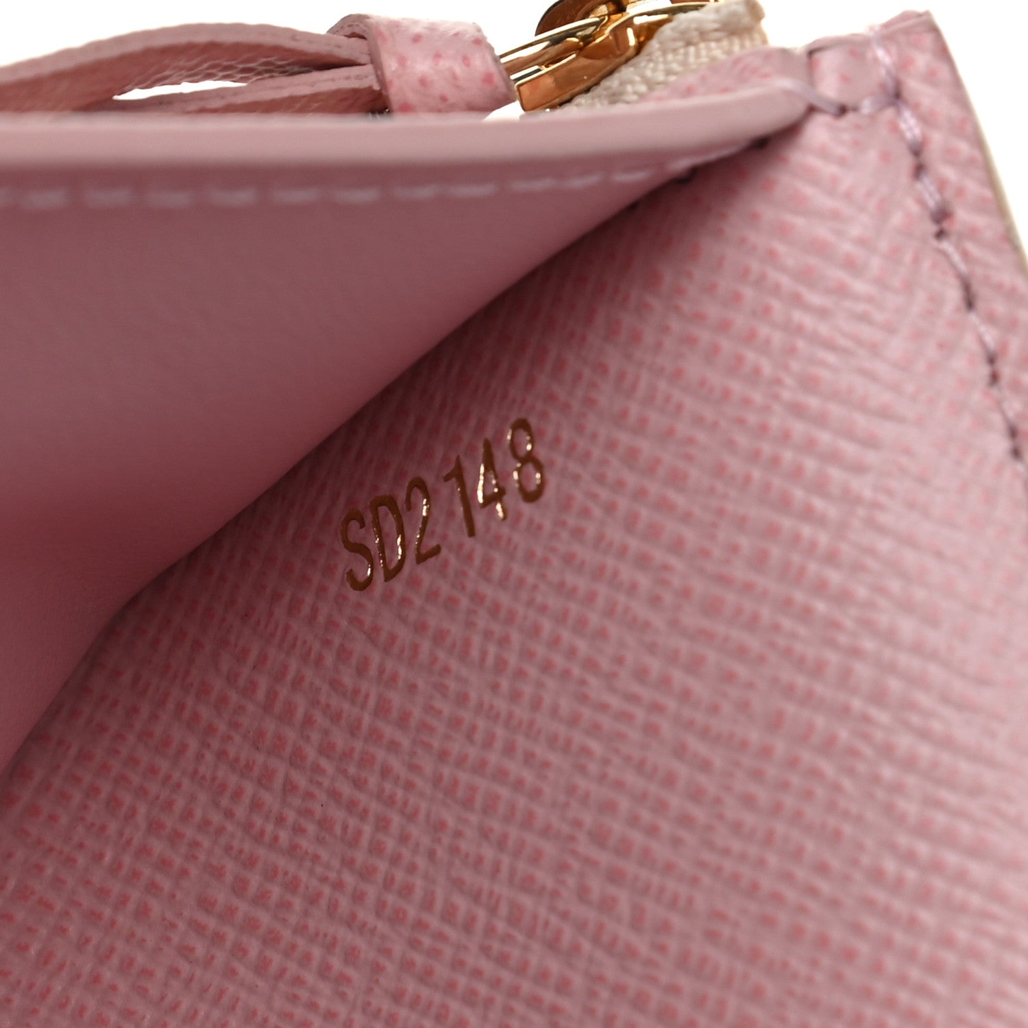 Louis Vuitton Damier Azur Victorine Wallet Rose Ballerine 7 of 8