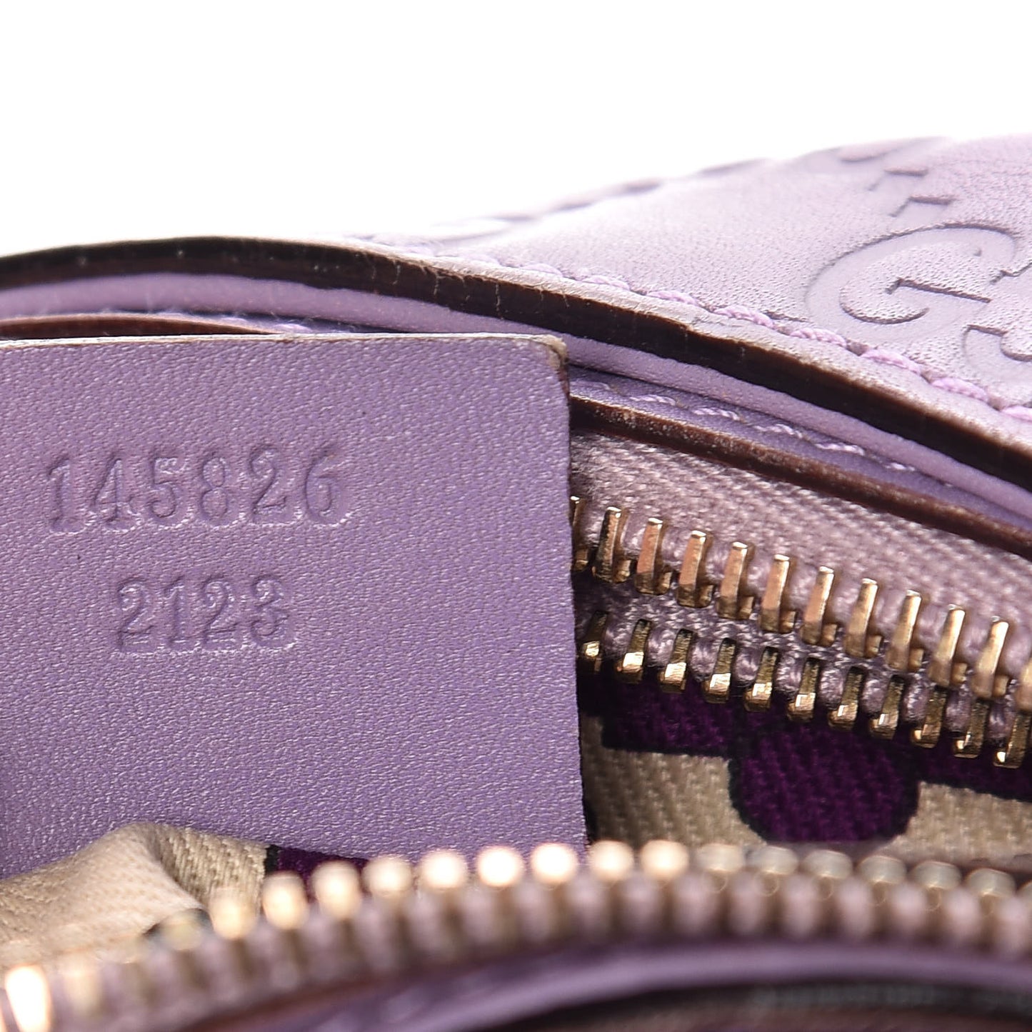 Guccissima Creole Hobo Purple