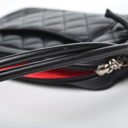 Chanel Calfskin Quilted Cambon Pochette Black 9 of 11