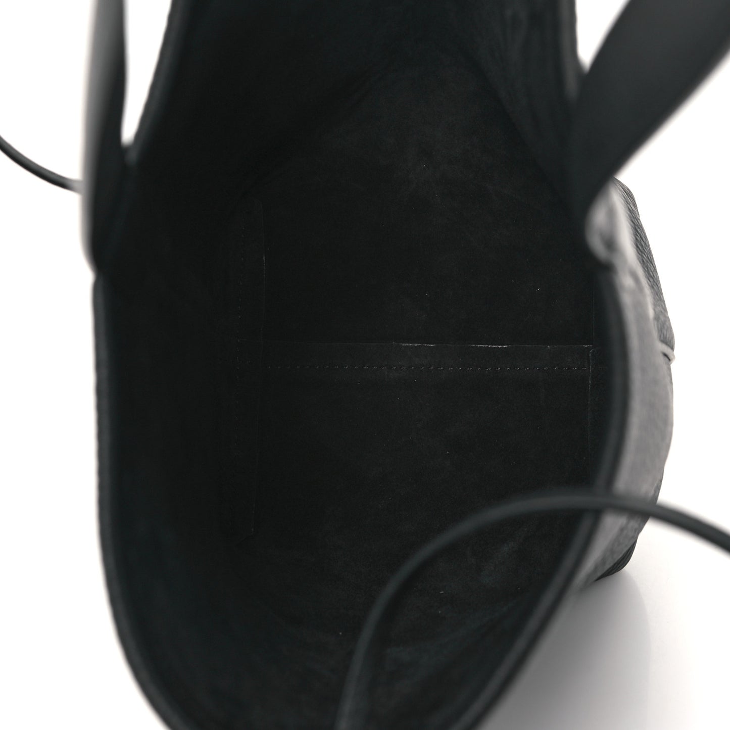 Grained Calfskin Small N/S Park Tote Black