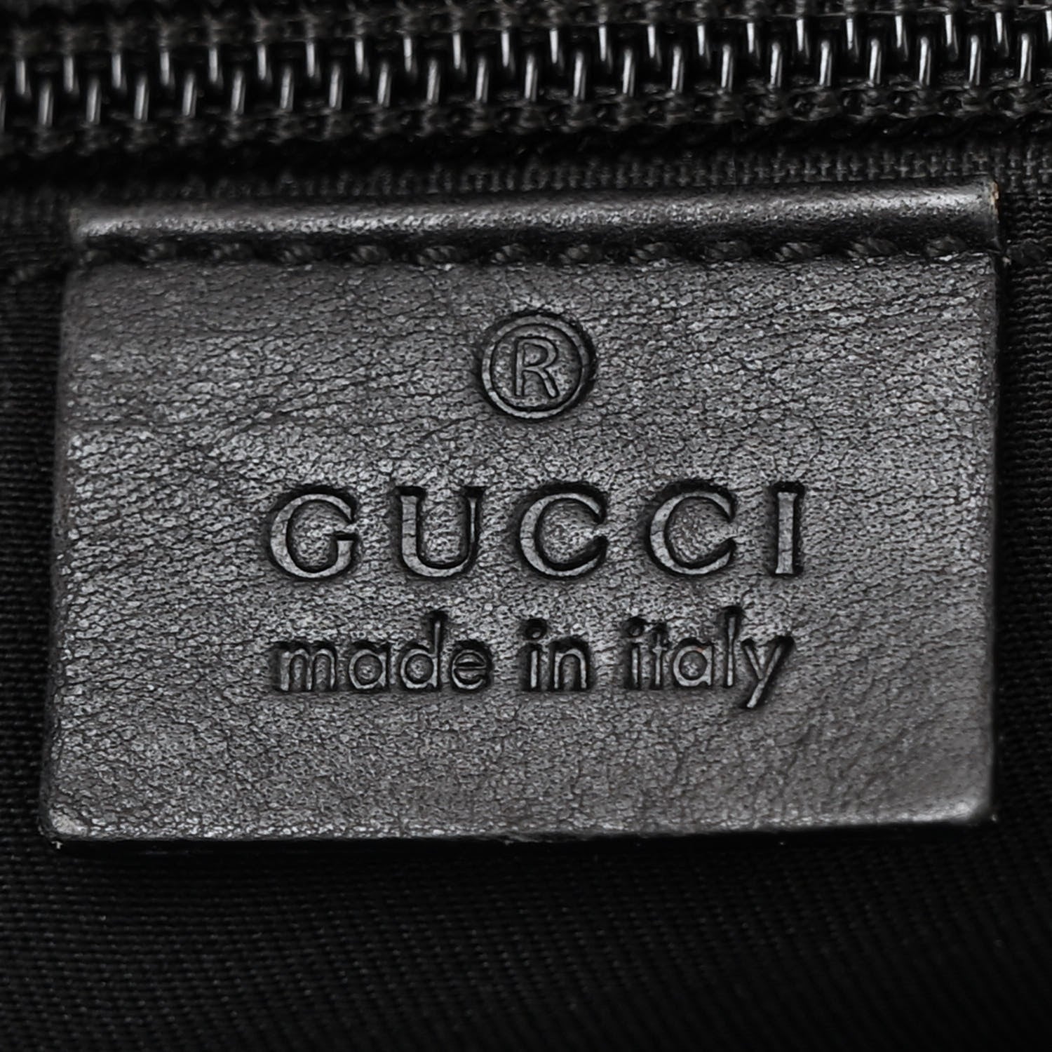 Gucci Guccissima GG Messenger Bag Black 6 of 15