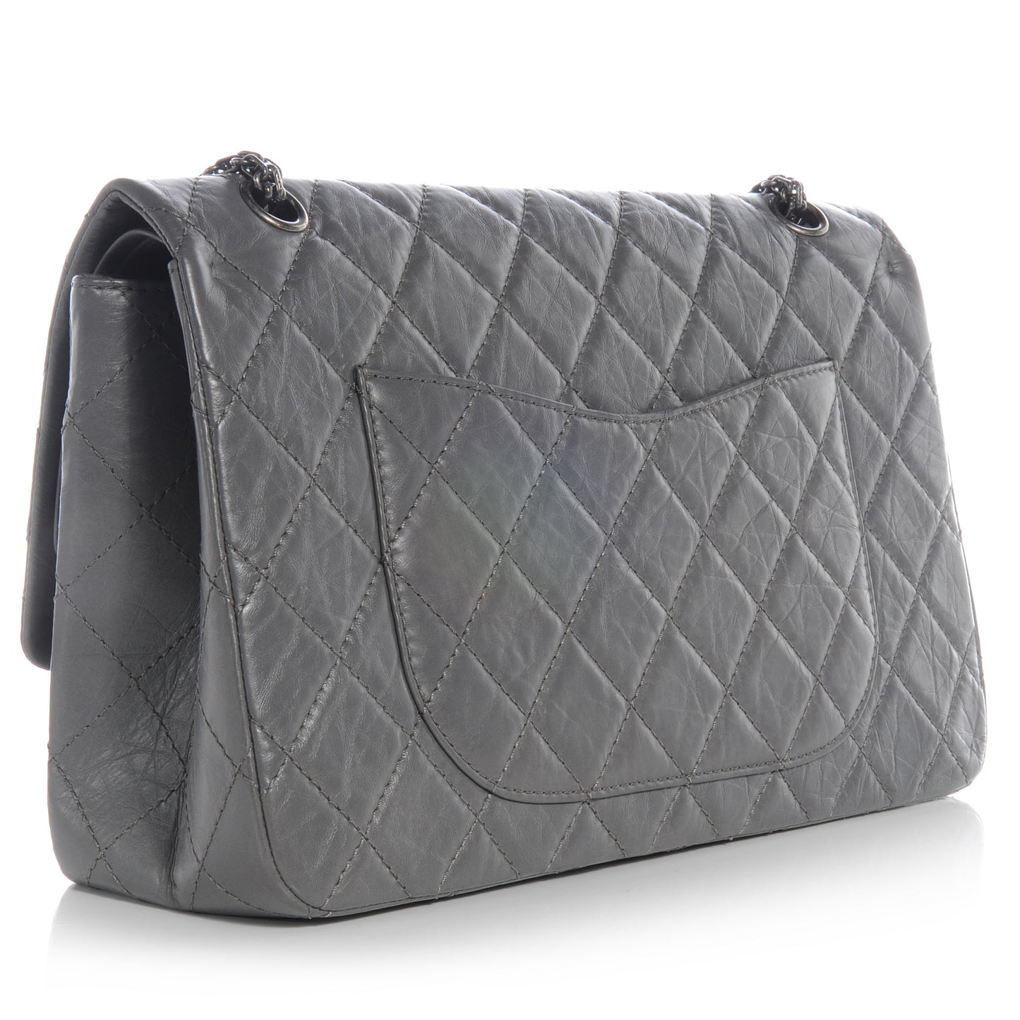 Aged Calfskin 2.55 Reissue 227 Flap Grey