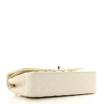 Chanel Caviar Quilted Medium Double Flap White 4 of 10