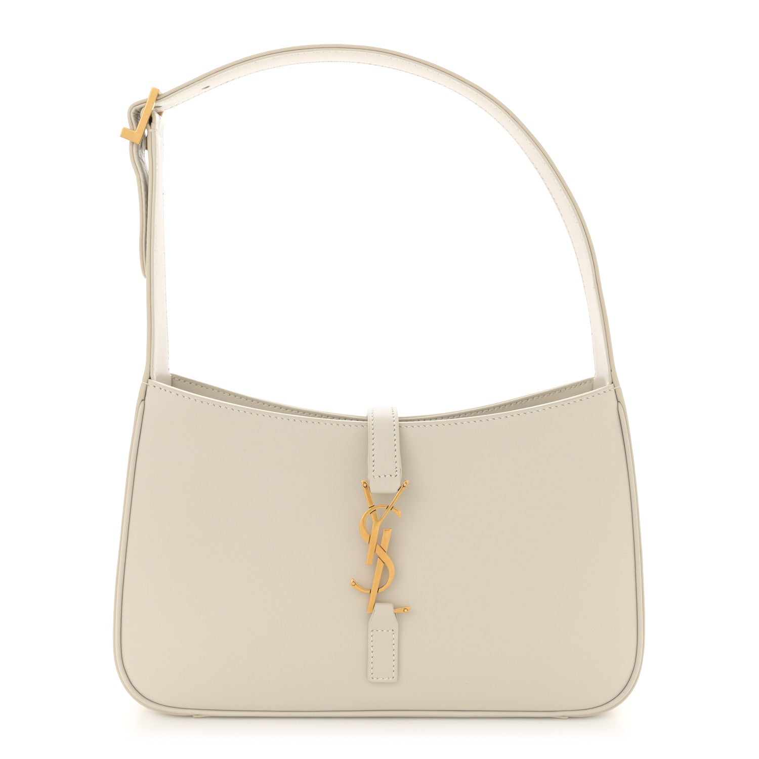 Saint Laurent Smooth Calfskin Le 5 A 7 Hobo Crema Soft 1 of 13