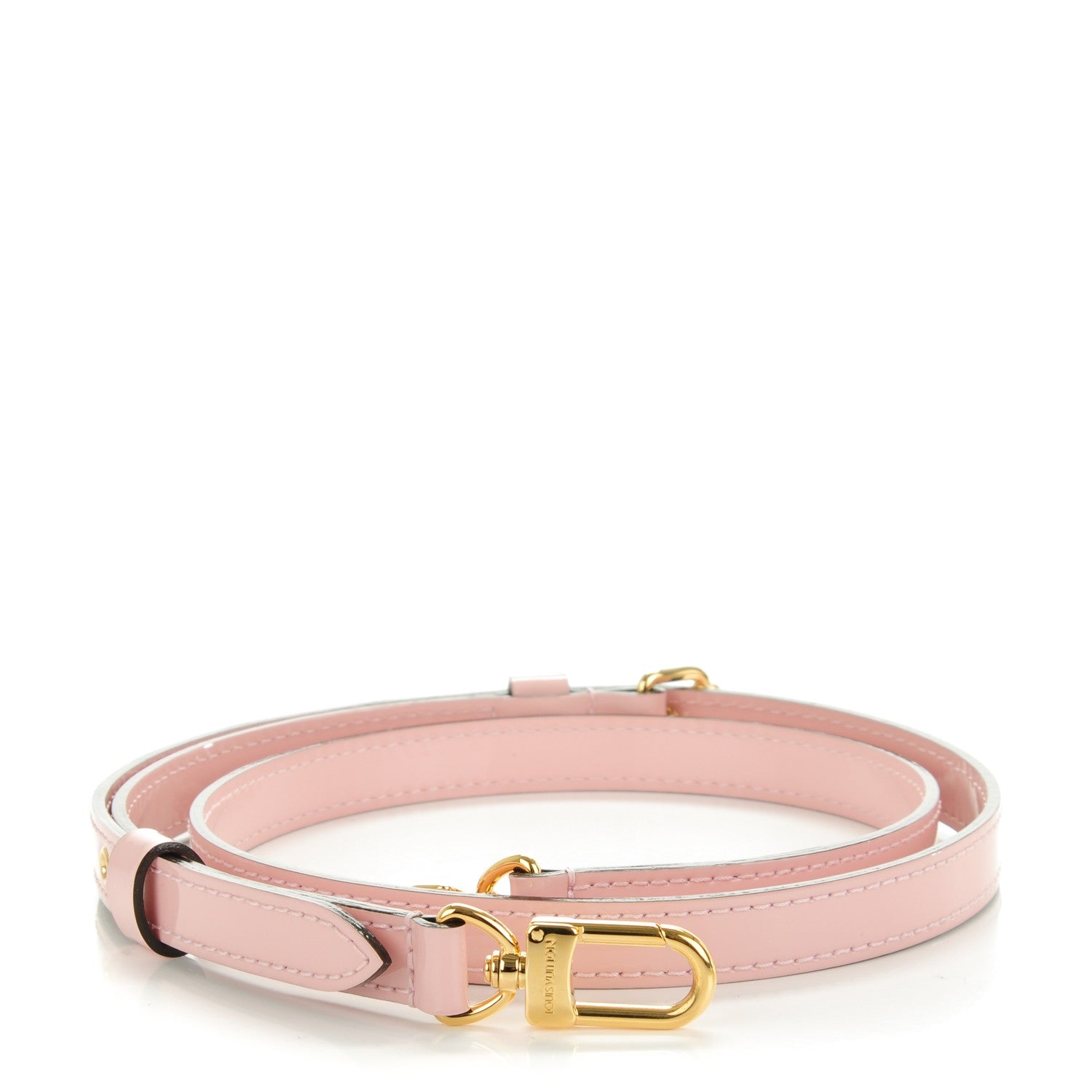 Louis Vuitton Patent 16mm Adjustable Shoulder Strap Rose Ballerine 1 of 4