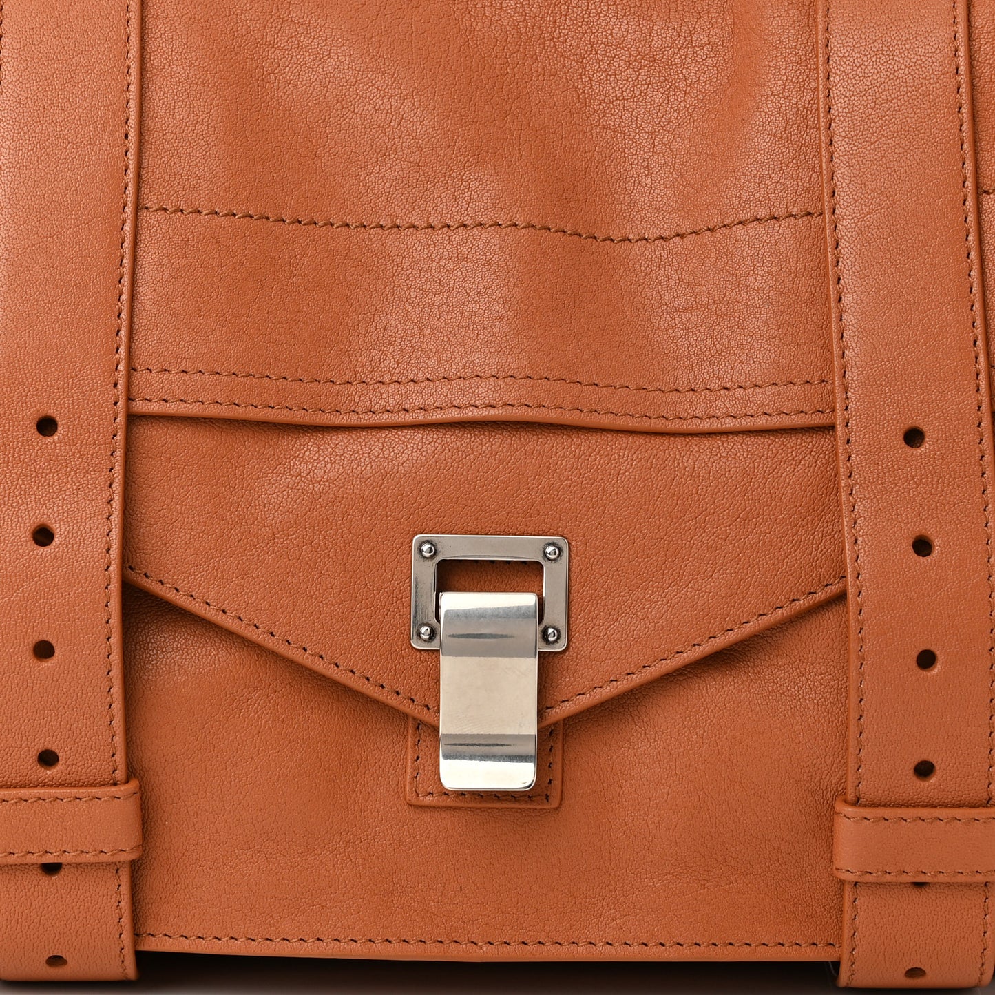 Lambskin Medium PS1 Satchel Saddle