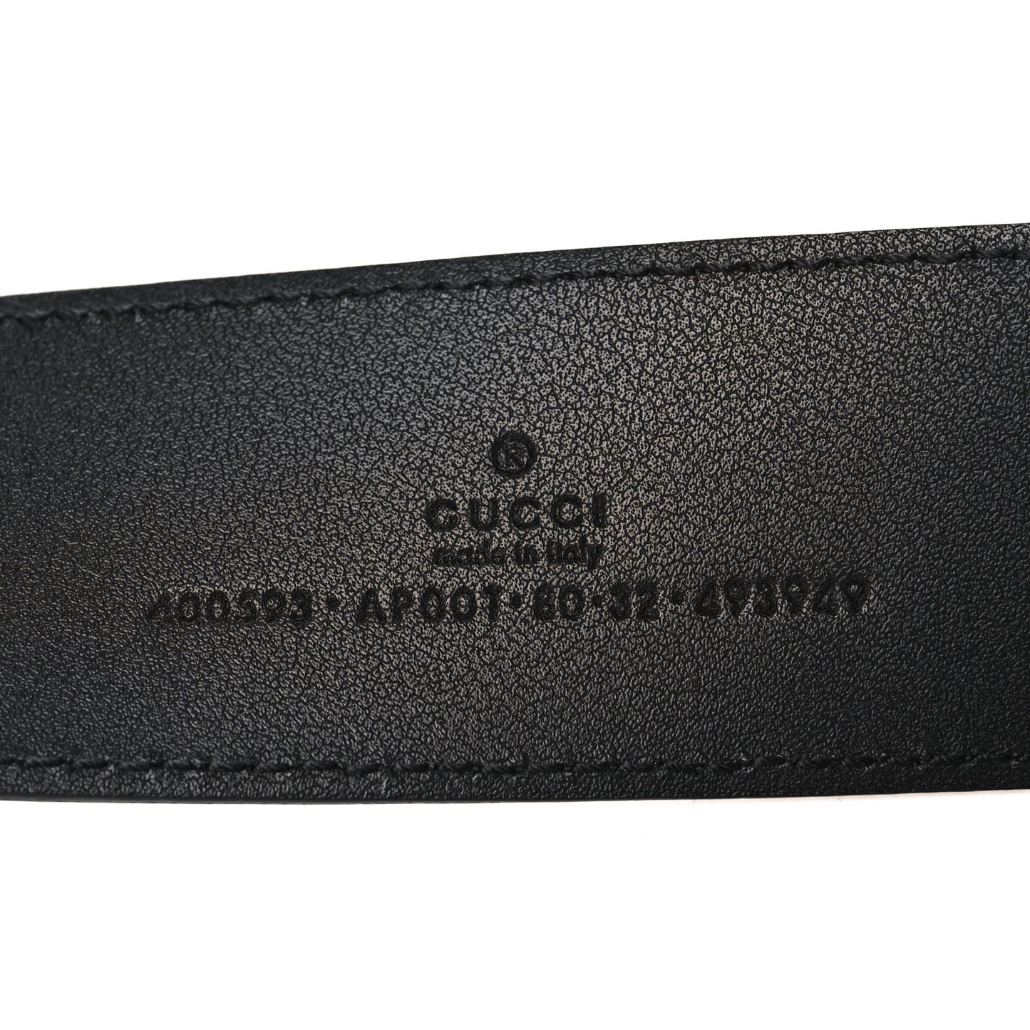 Calfskin Double G 80 32 Belt Black