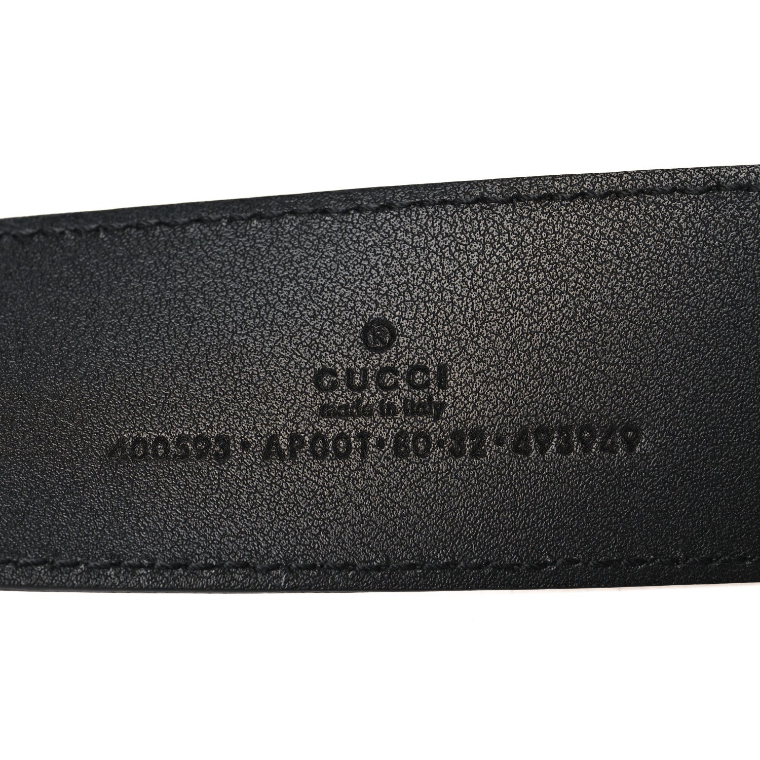 Gucci Calfskin Double G 80 32 Belt Black 5 of 6