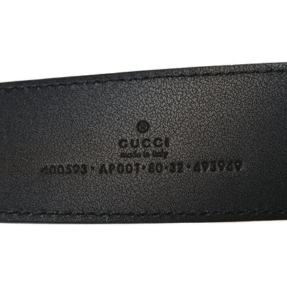 Gucci Calfskin Double G 80 32 Belt Black 5 of 6