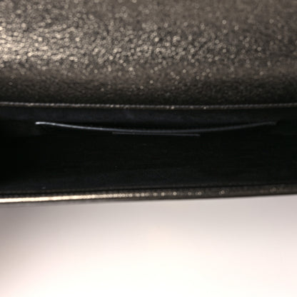 Saint Laurent Metallic Textured Calfskin Classic Monogram Cassandre Clutch Bronze 5 of 8